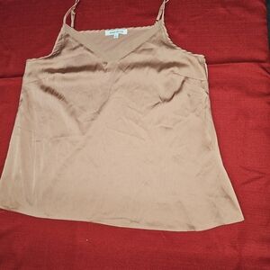 Rose + Olive‎ Women's Camisole Blush Pink Size Large Adjustable Straps EUC